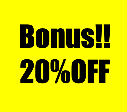 20% Bonus!!