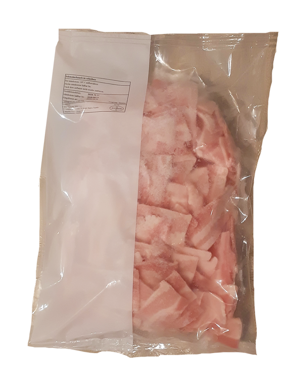 【冷凍】豚バラスライス / sliced belly 1kg