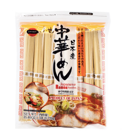 J-Basket Ramen / 日本産中華めん