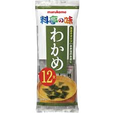 Marukome 料亭の味わかめ / Miso soup with Wakame